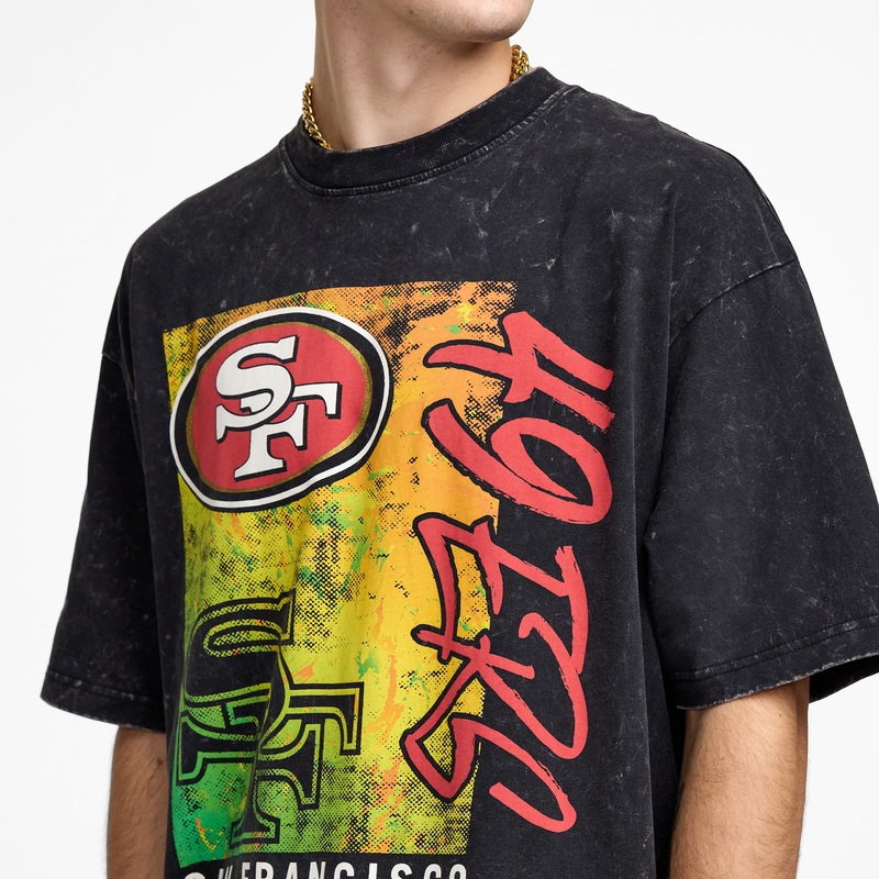 San Francisco 49ers Sport Classics Boxy Black T-Shirt