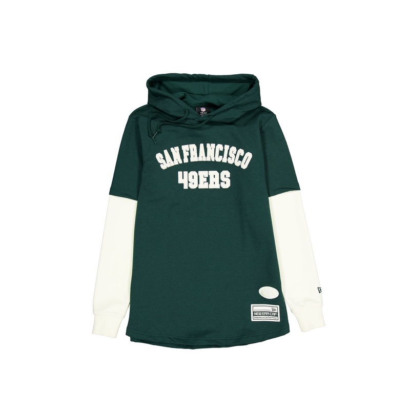 San Francisco 49ers Dark Green Logo Select Hooded T-Shirt