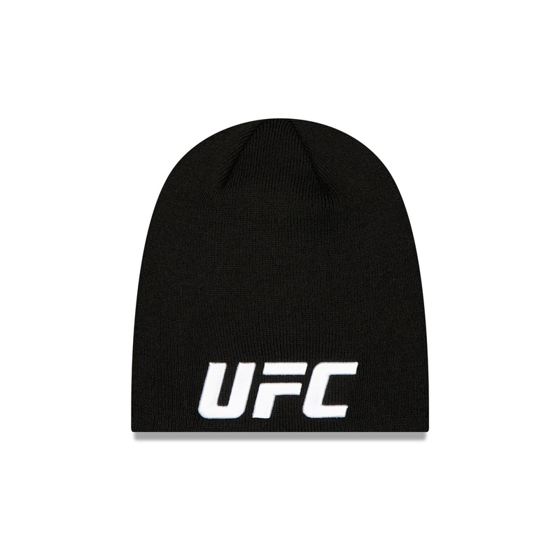 UFC Holiday Black Skull Knit Hat