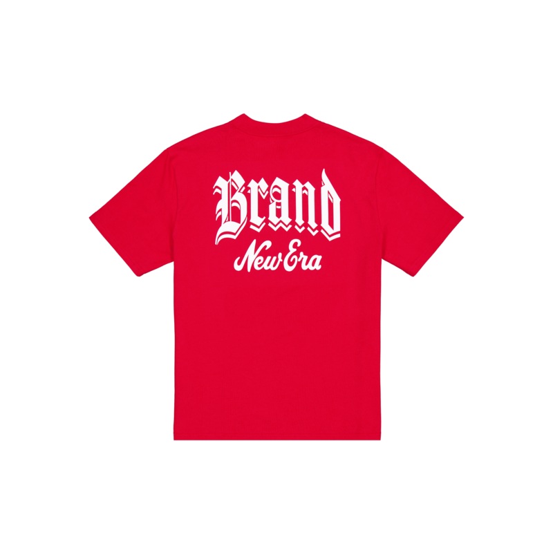 Blackletter Graphic Scarlet T-Shirt