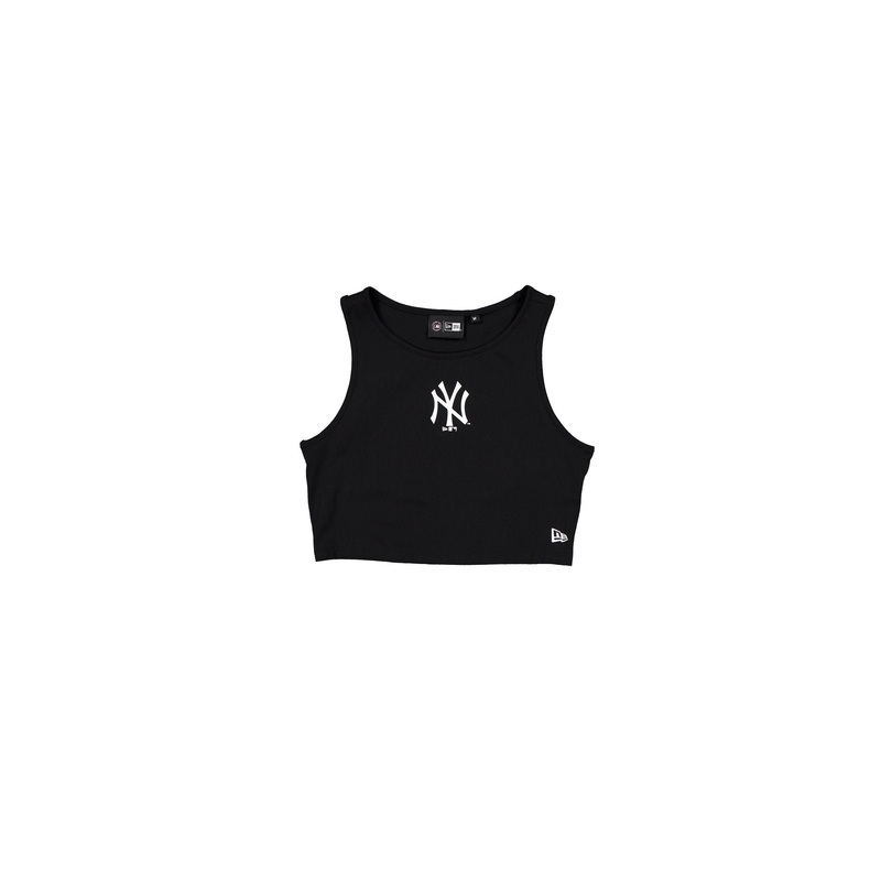New York Yankees Women’s Cropped Black Tank Top