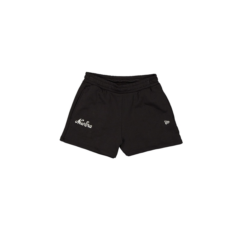 Women’s High Waisted Black Script Shorts