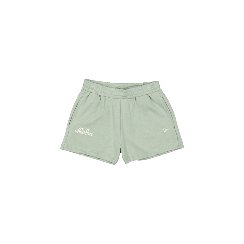 Women’s High Waisted Everest Green Script Shorts