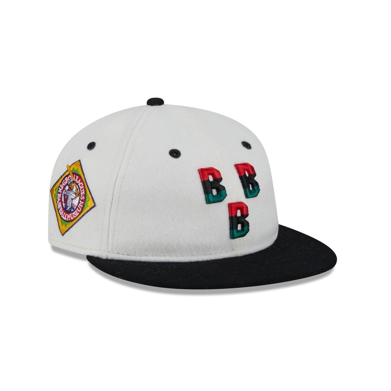 Birmingham Black Barons Tri Color Retro Crown 9FIFTY Snapback Hat