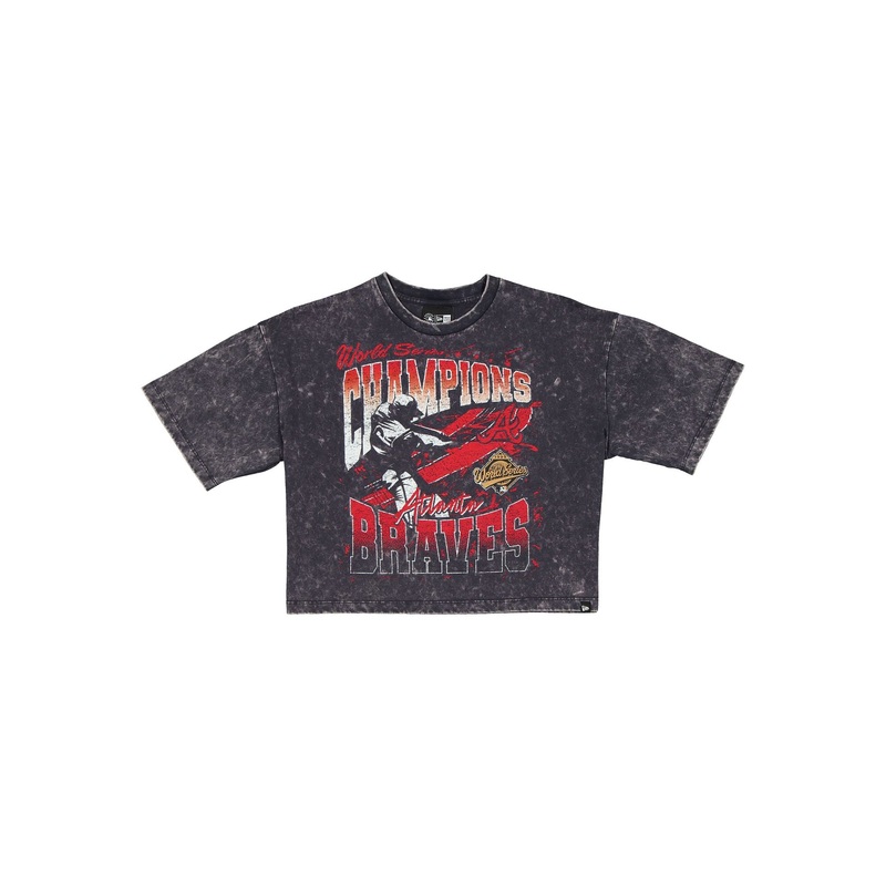 Atlanta Braves Sport Classics Women’s Cropped T-Shirt