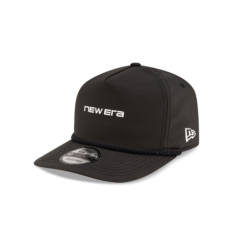 Wordmark Black 19TWENTY Snapback Hat