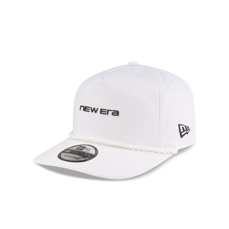 Wordmark White 19TWENTY Snapback Hat