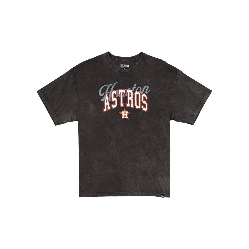 Houston Astros Women’s Oversized Washed Black T-Shirt