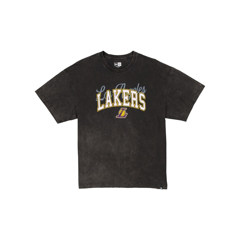 Los Angeles Lakers Women’s Oversized Washed Black T-Shirt