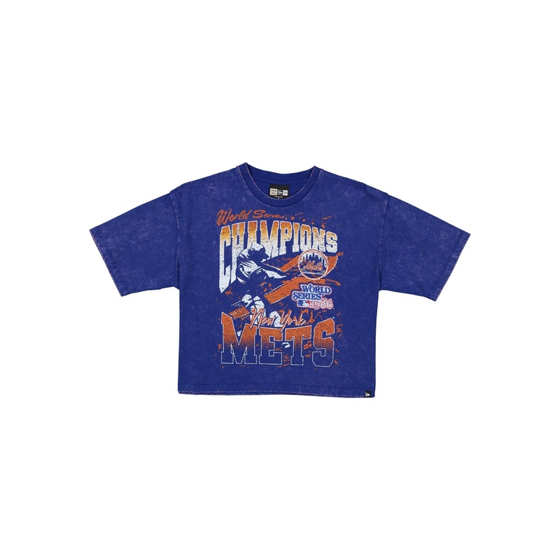 New York Mets Sport Classics Women’s Cropped T-Shirt