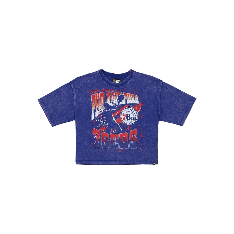 Philadelphia 76ers Sport Classics Women’s Cropped T-Shirt