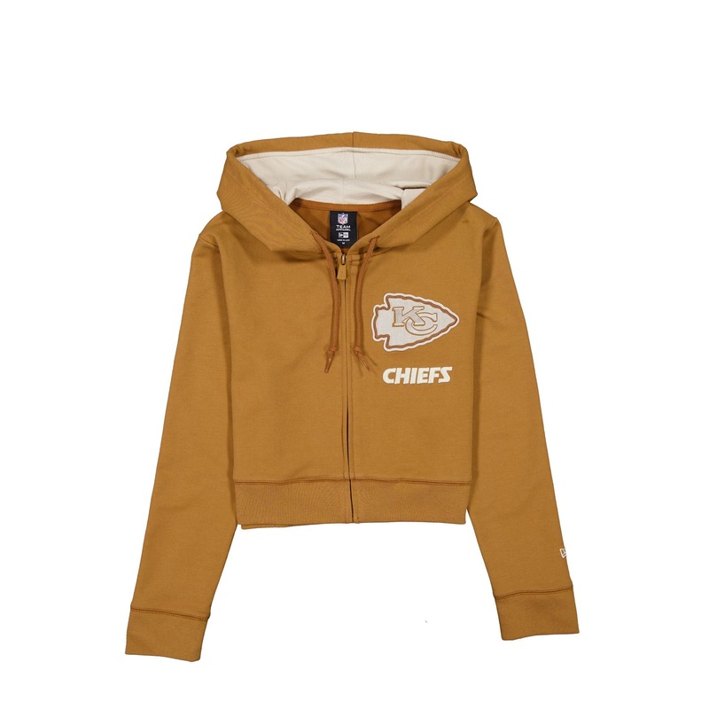 Kansas City Chiefs Light Bronze Logo Select Women’s Full-Zip Hoodie