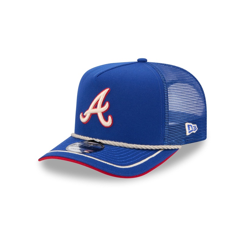 Atlanta Braves Vintage Team Rope 9FIFTY A-Frame Trucker