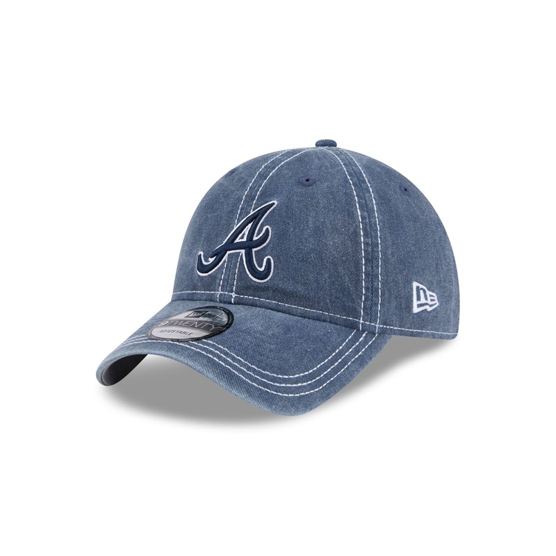 Atlanta Braves Washed Contrast 9TWENTY Adjustable Hat