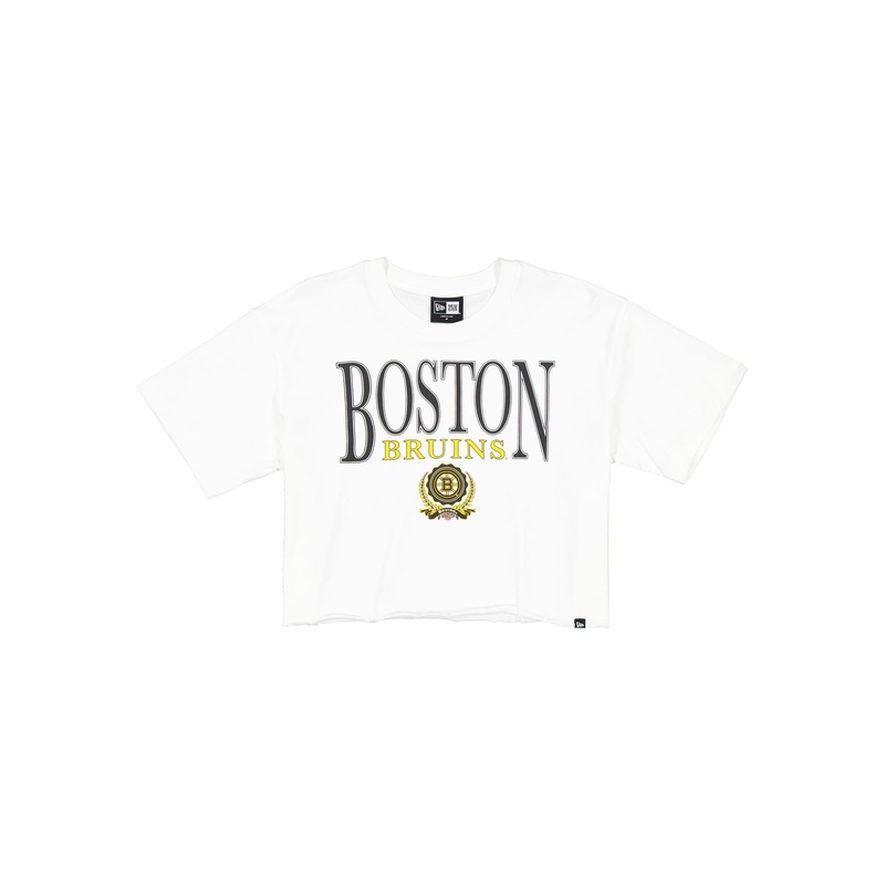 Boston Bruins Throwback Prep Women’s Cropped T-Shirt