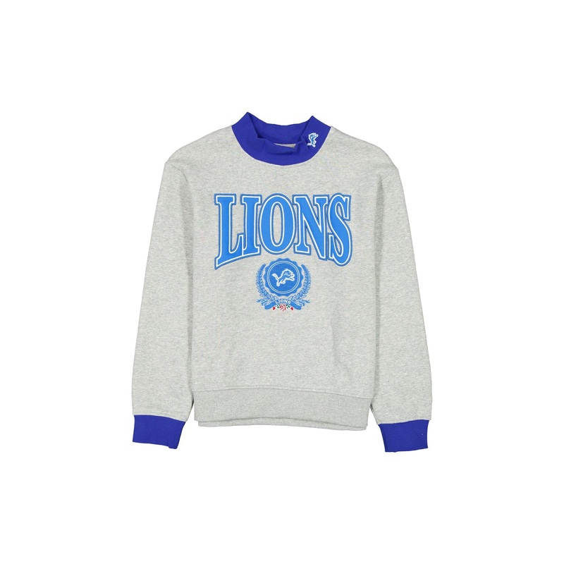 Detroit Lions Throwback Prep Women’s Mockneck Sweatshirt