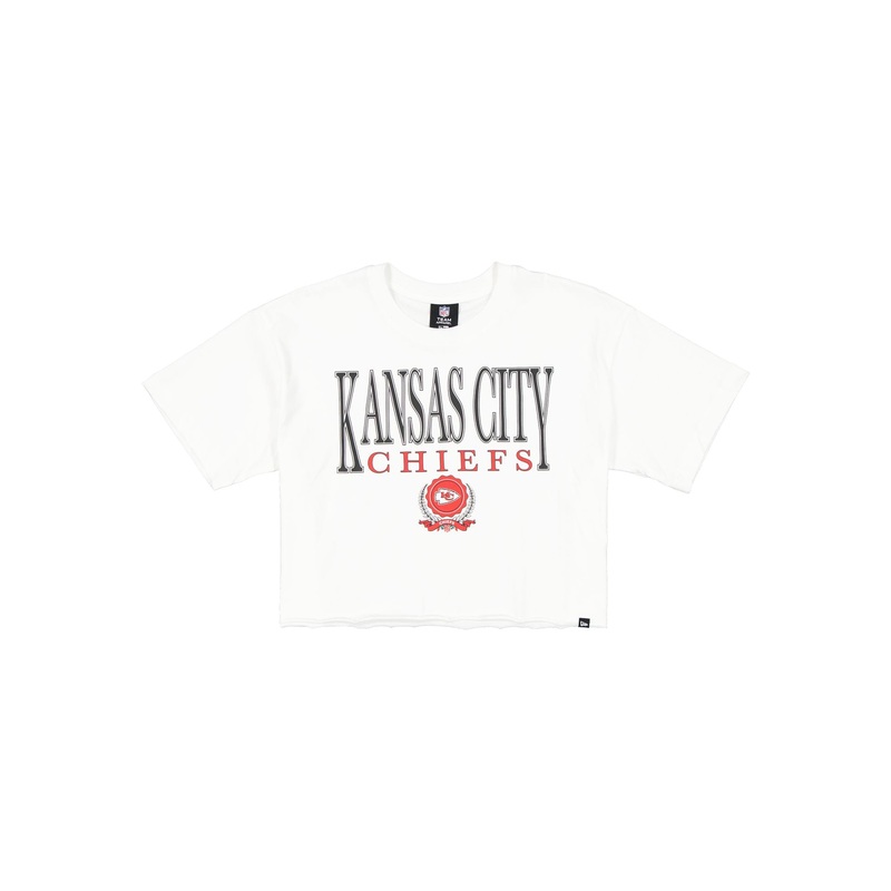 Kansas City Chiefs Throwback Prep Women’s Cropped T-Shirt