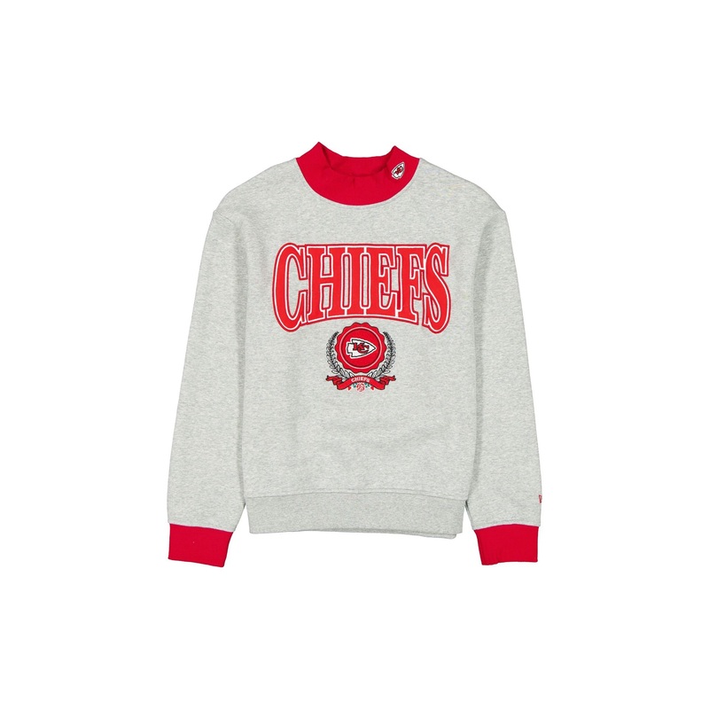 Kansas City Chiefs Throwback Prep Women’s Mockneck Sweatshirt