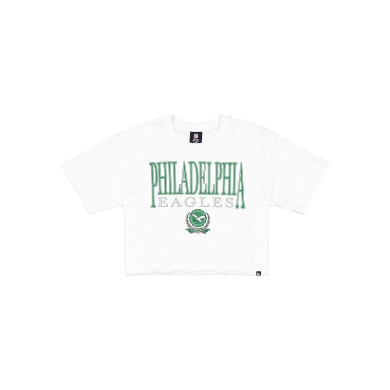 Philadelphia Eagles Throwback Prep Women’s Cropped T-Shirt