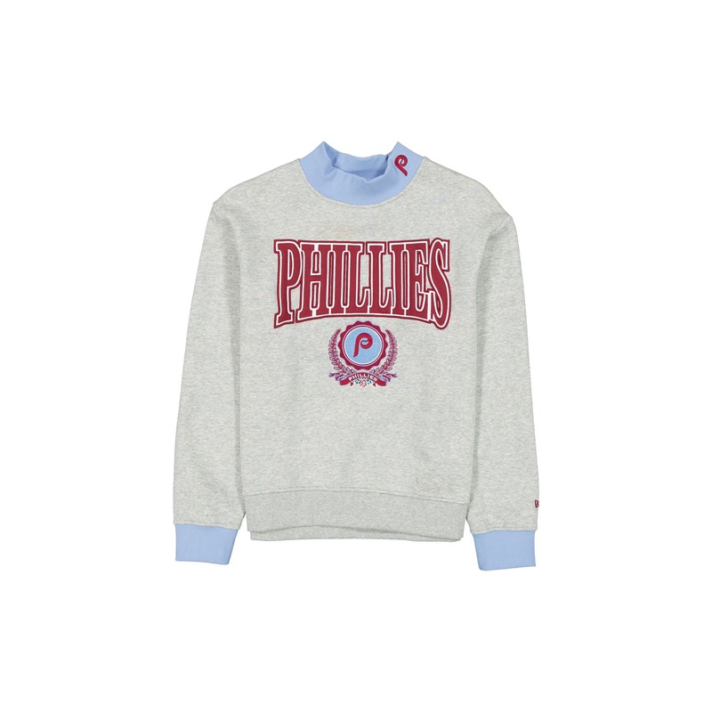 Philadelphia Phillies Throwback Prep Women’s Mockneck Sweatshirt