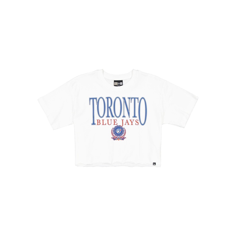 Toronto Blue Jays Throwback Prep Women’s Cropped T-Shirt