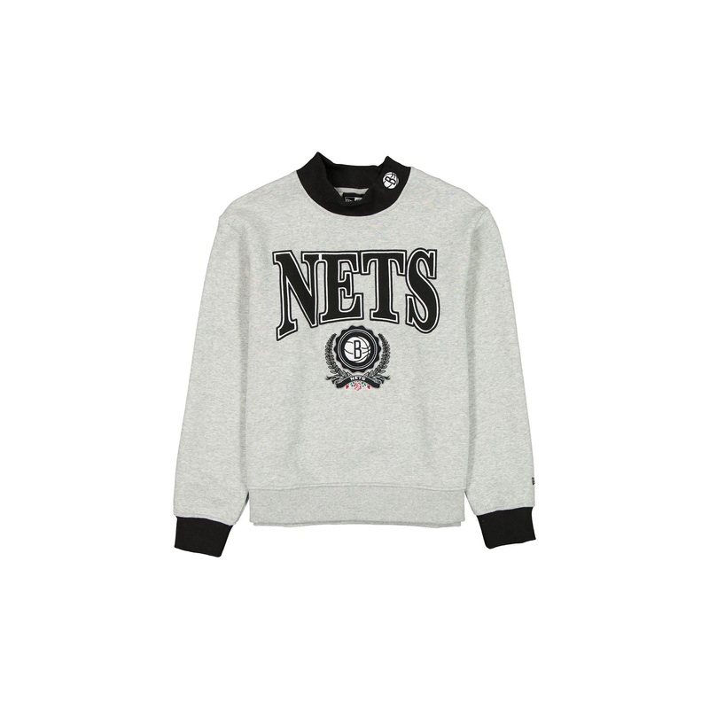 Brooklyn Nets Throwback Prep Women’s Mockneck Sweatshirt