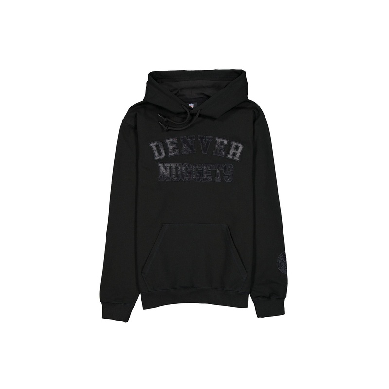 Denver Nuggets Black on Black Logo Select Hoodie