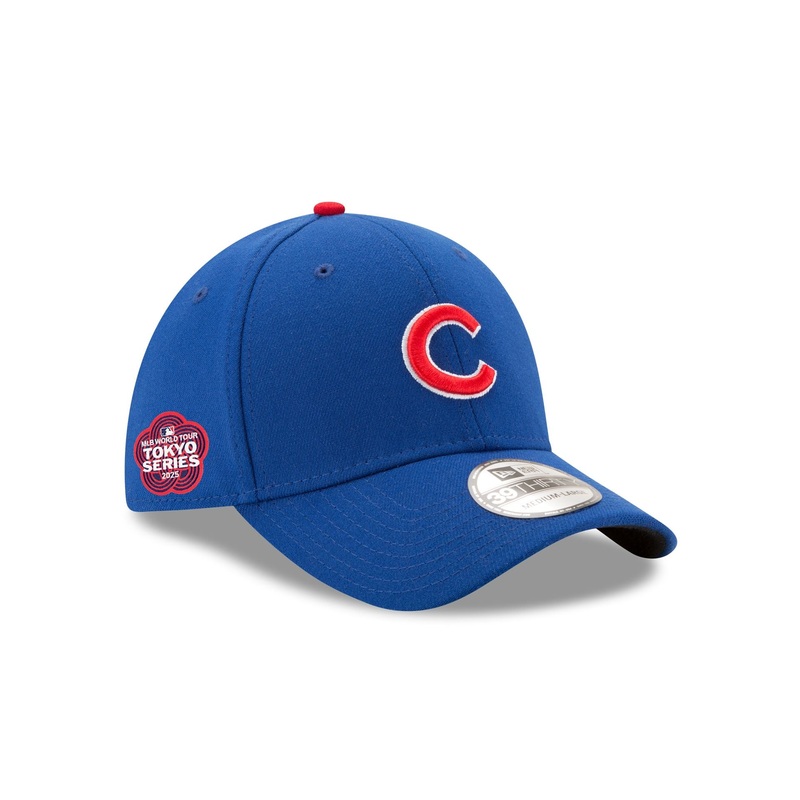 Chicago Cubs 2025 Tokyo Series Side Patch 39THIRTY Stretch Fit