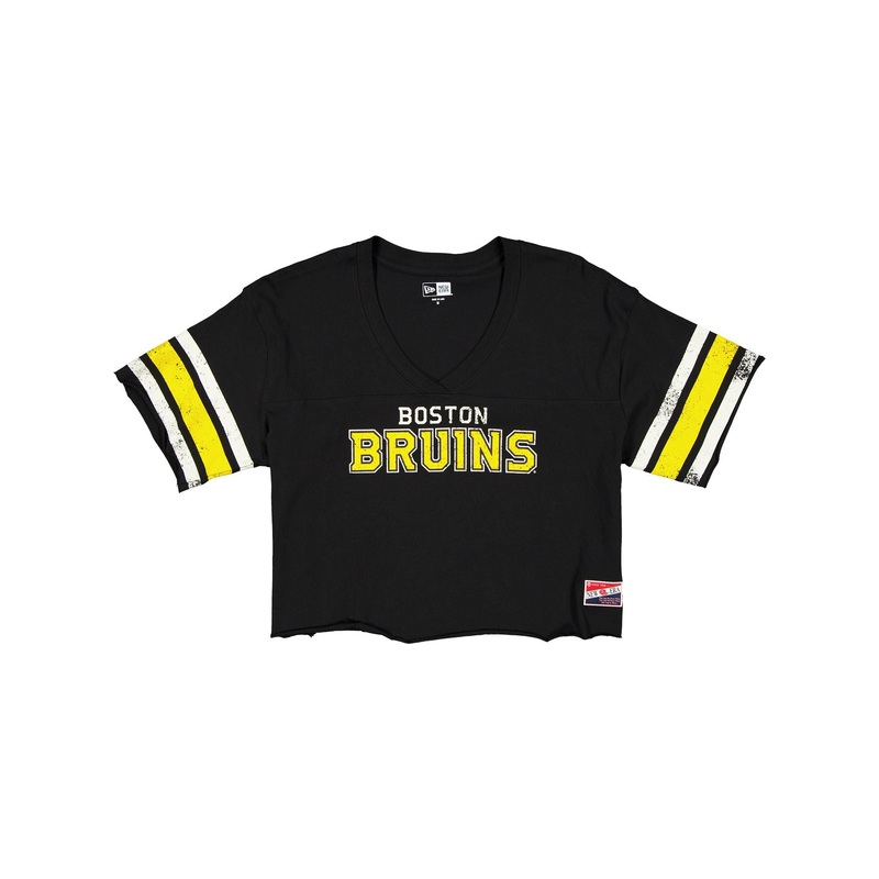 Boston Bruins Throwback Cropped Women’s T-Shirt