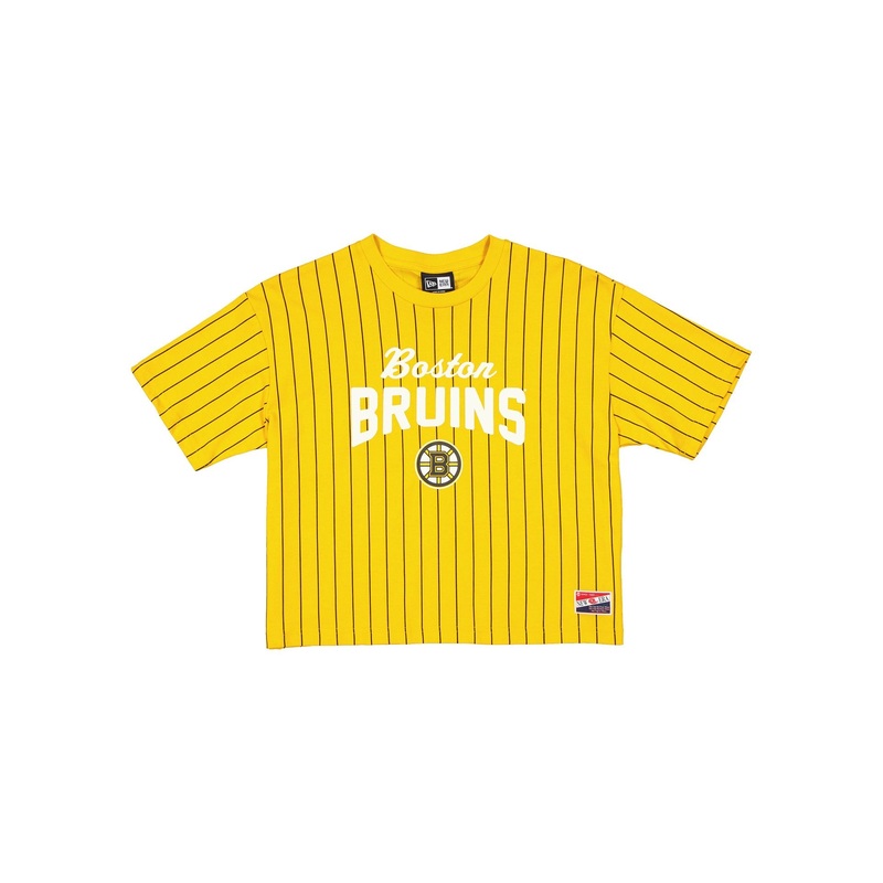 Boston Bruins Throwback Pinstripe Women’s T-Shirt