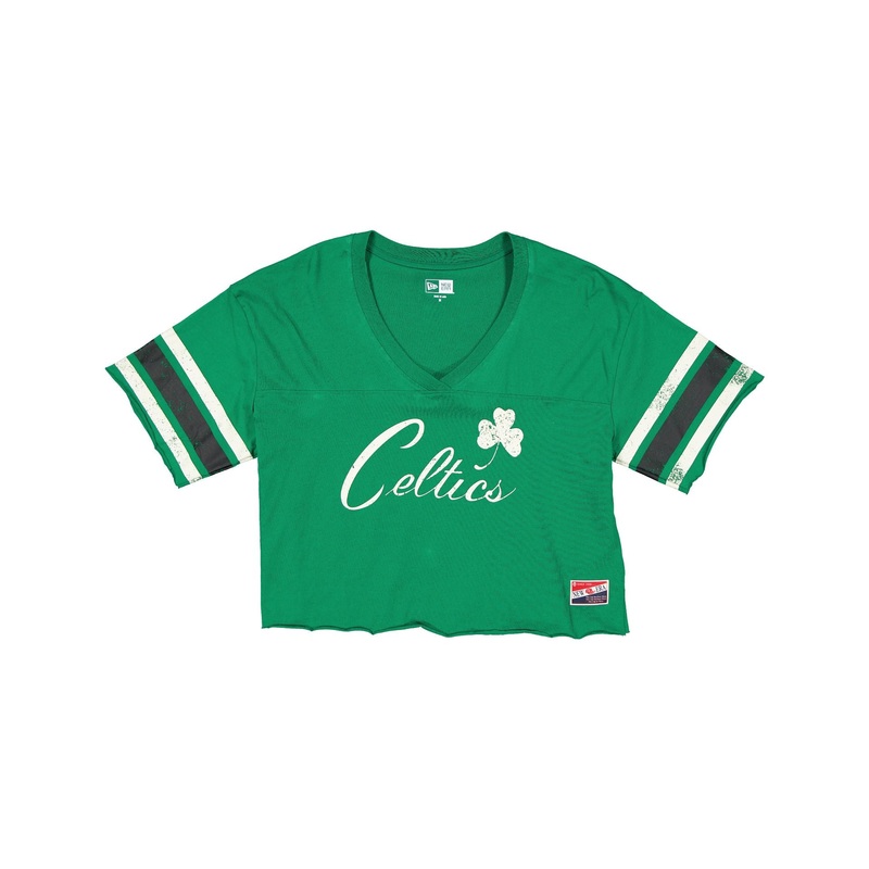 Boston Celtics Throwback Cropped Women’s T-Shirt