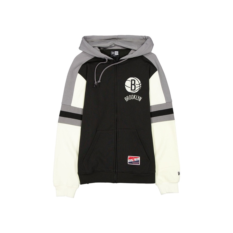 Brooklyn Nets Throwback Zipper Hoodie