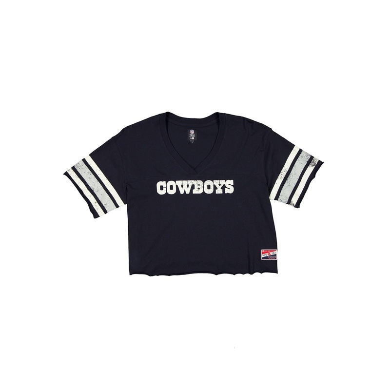 Dallas Cowboys Throwback Cropped Women’s T-Shirt