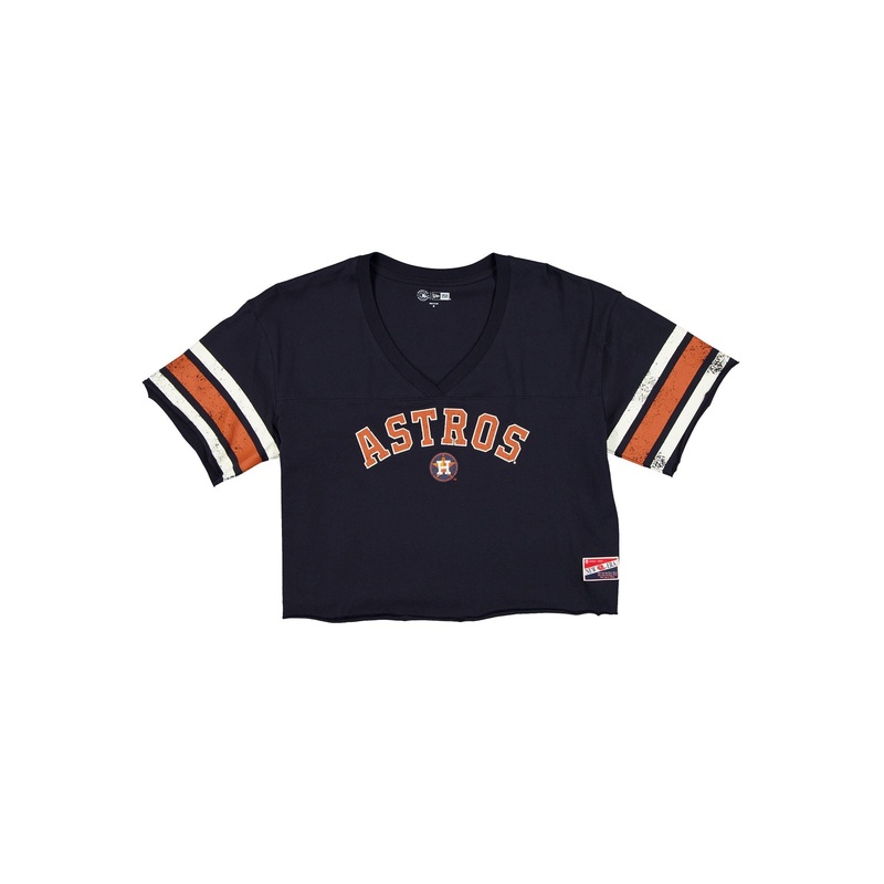 Houston Astros Throwback Cropped Women’s T-Shirt