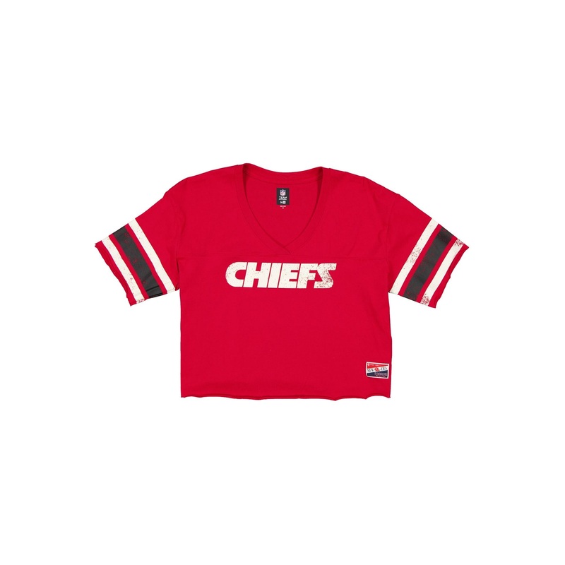 Kansas City Chiefs Throwback Cropped Women’s T-Shirt