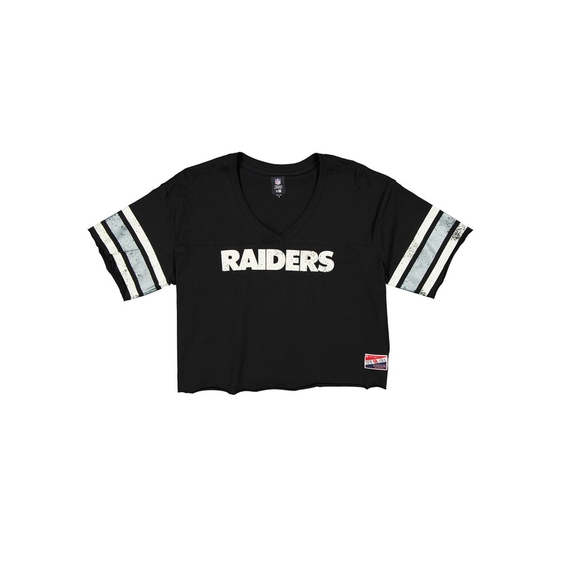Las Vegas Raiders Throwback Cropped Women’s T-Shirt