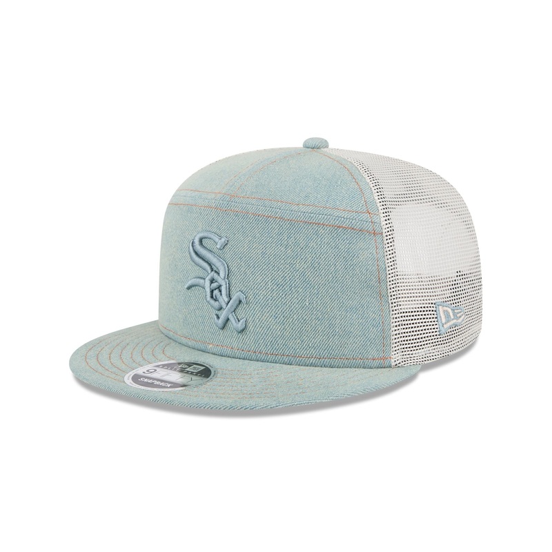 Chicago White Sox Denim Split Panel 9FIFTY Trucker Hat
