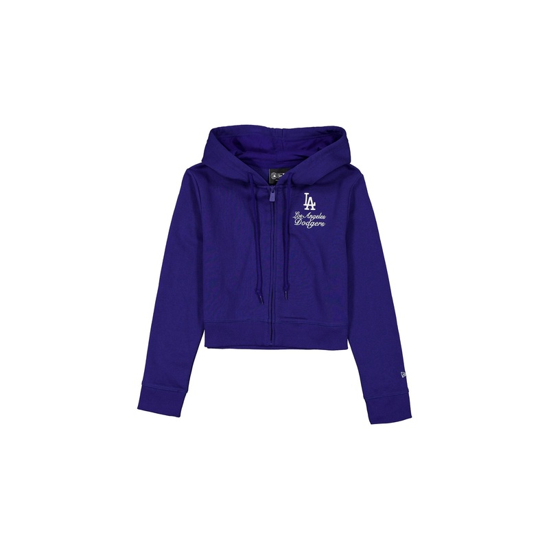 Los Angeles Dodgers Game Day Cropped Women’s Zipper Hoodie