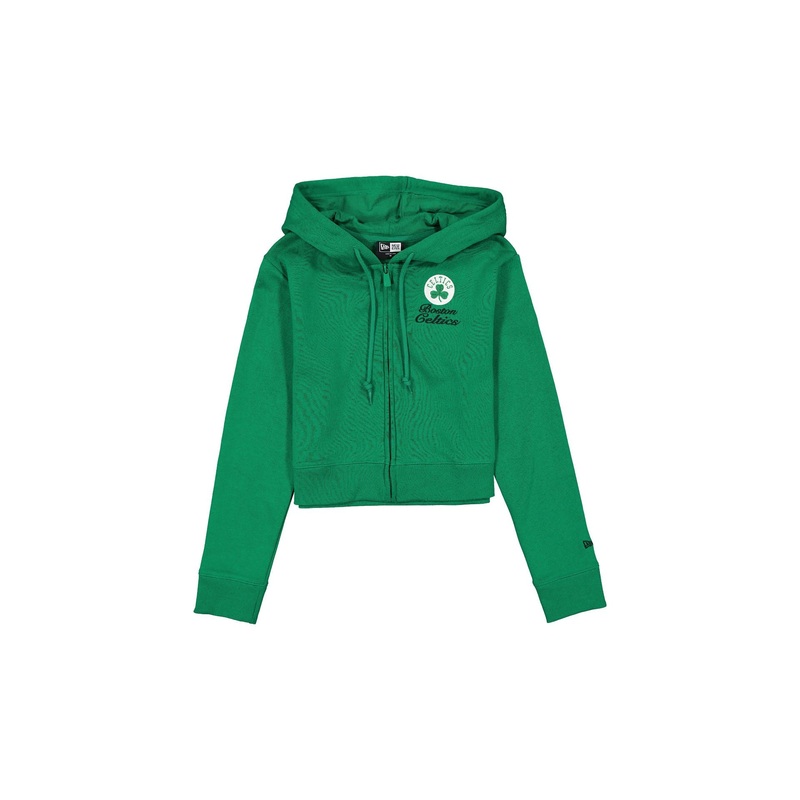 Boston Celtics Game Day Cropped Women’s Zipper Hoodie