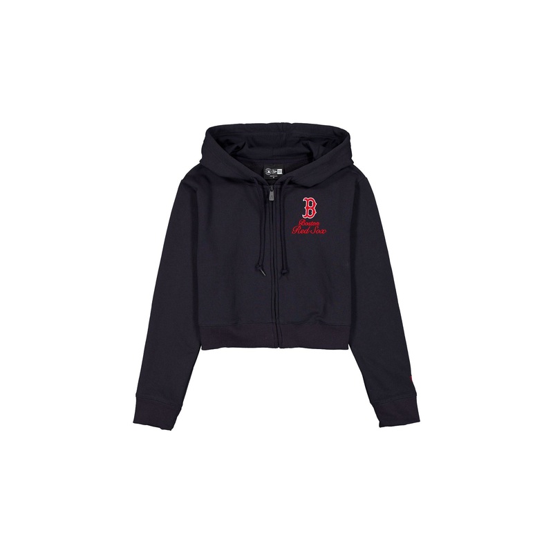 Boston Red Sox Game Day Cropped Women’s Zipper Hoodie