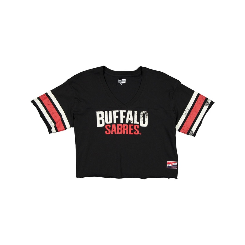 Buffalo Sabres Alternate Throwback Cropped Women’s T-Shirt