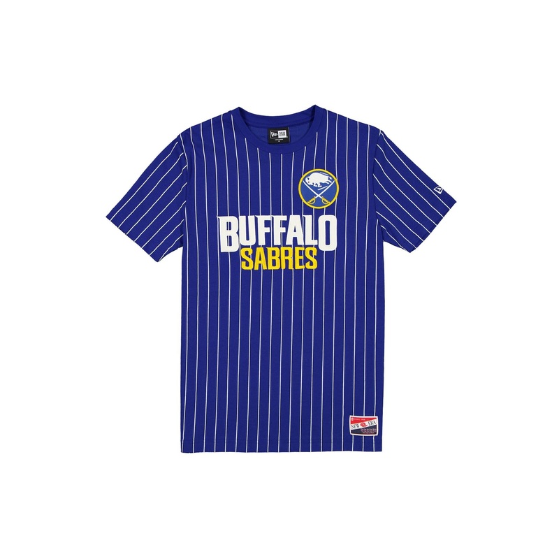 Buffalo Sabres Throwback Pinstripe Wordmark T-Shirt
