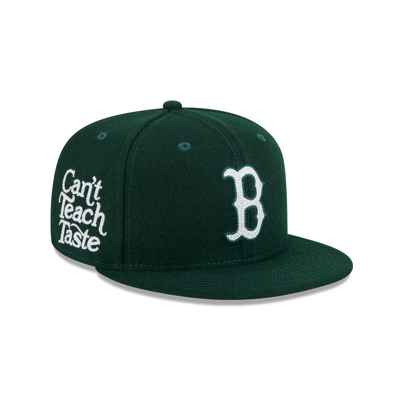 Boston Red Sox Diet Starts Monday Can’t Teach Taste Green 59FIFTY Fitted Hat