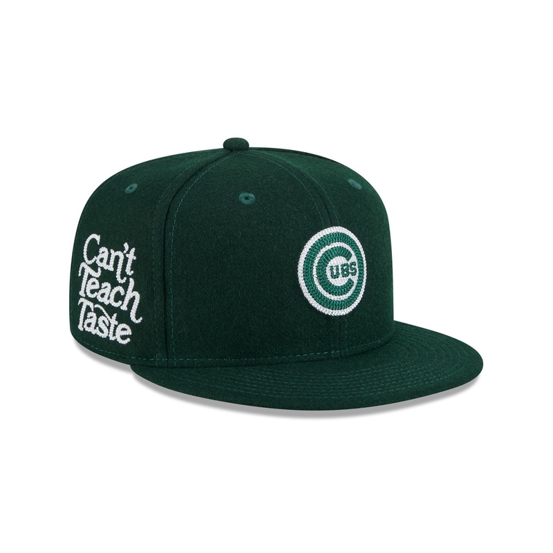 Chicago Cubs Diet Starts Monday Can’t Teach Taste Green 59FIFTY Fitted Hat