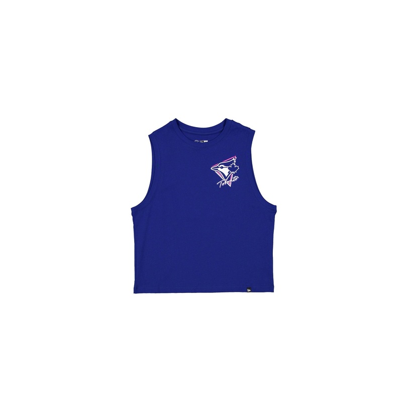 Toronto Blue Jays Trend Glow Logo Women’s Tank Top