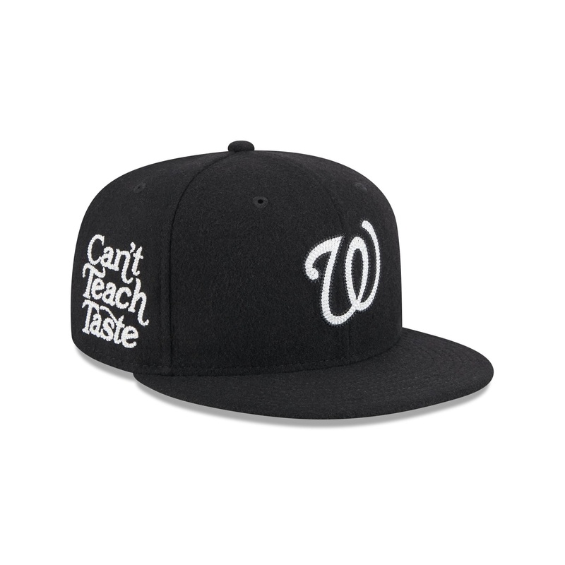 Washington Nationals Diet Starts Monday Can’t Teach Taste Black 59FIFTY Fitted Hat