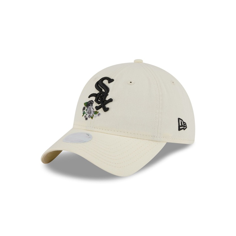 Chicago White Sox Women’s Floral Stitch 9TWENTY Adjustable Hat
