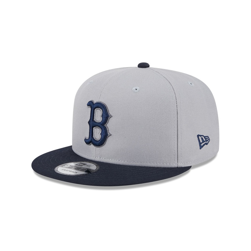 Boston Red Sox 2025 Batting Practice Gray 9FIFTY Snapback Hat
