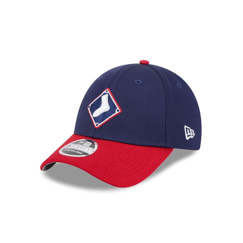 Chicago White Sox 2025 Batting Practice Blue 9FORTY Stretch-Snap Hat