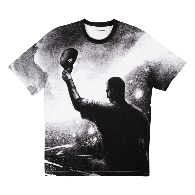 New Era Branded Curtain Call Optic White T-Shirt